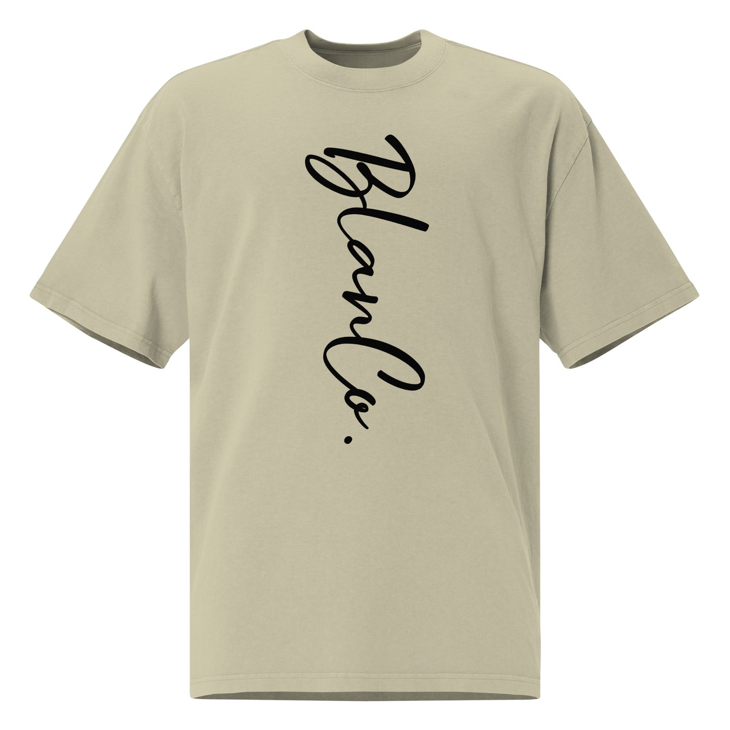 BlanCo. Script Oversized faded t-shirt