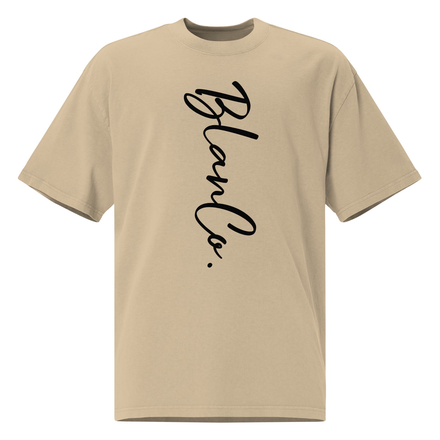 BlanCo. Script Oversized faded t-shirt