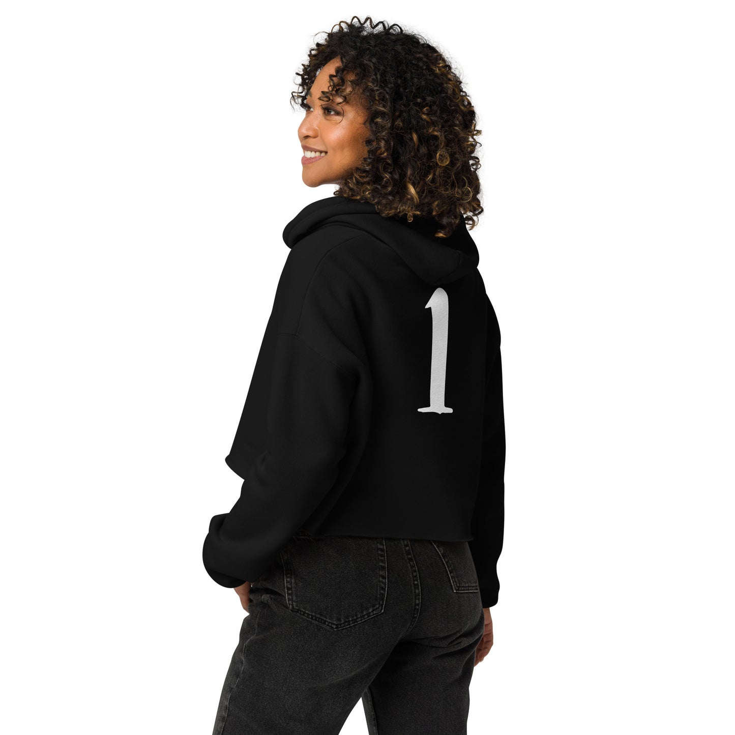 BlanCo. Script Crop Hoodie