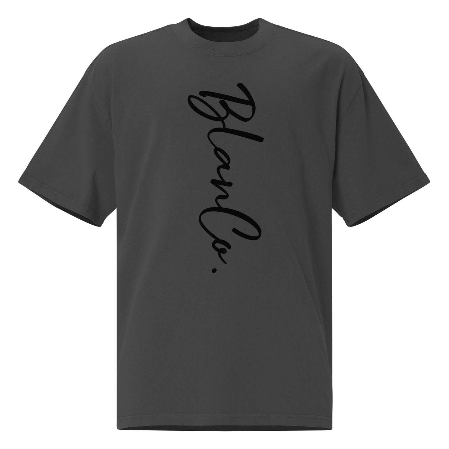 BlanCo. Script Oversized faded t-shirt
