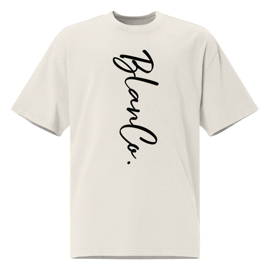 BlanCo. Script Oversized faded t-shirt